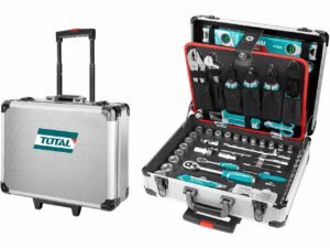 Valise ensemble d'outils 147 pieces mobile TOTAL