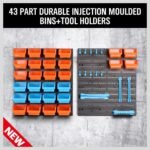 Kit de rangement plastique Dur et solide 43 Pièces HORUSDDY – Image 2