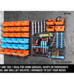 Kit de rangement plastique Dur et solide 43 Pièces HORUSDDY