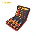 Pochette Kit d'outils Électricien isolé 1000v 11 Pièces TOLSEN