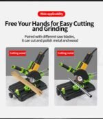 Support meuleuse d'angle 115mm coulissante SFT – Image 3