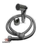 Douchette de toilette avec flexible réglable Chromé