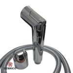 Douchette de toilette avec flexible réglable Chromé – Image 2