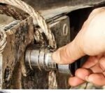 Mini clé cliquet a molette 1/4" – Image 2