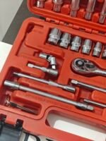 Coffret de douilles a cliquet 1/4" 53 Pièces – Image 5