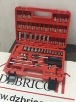 Coffret de douilles a cliquet 1/4" 53 Pièces – Image 2