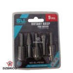 Jeu mèche râpe bois 5pcs SL