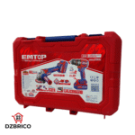 Pack d’outils électroportatifs avec perceuse visseuse et meuleuse d'angle (20V, 4Ah) EMTOP – Image 2