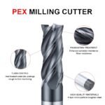 Fraise en carbure 4 dents 14x80x14D – Image 2