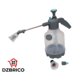 Pulvérisateur manuel de jardin 2L avec tige d’extension, réservoir transparent à orifice latéral de remplissage et doseur intégré au bouchon, Forme la mousse de savon – Image 2