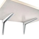 2 pcs support de montage mural pliable réglable, support d'étagère d'angle à 90 degrés de 10 pouces 25cm – Image 2