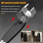 Clé à molette large réglable en aluminium de 80 mm – Image 5