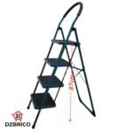 Escabeau sécurisé pliable 4 marches extra larges ENCOM – Image 4