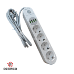 Multiprise 4 Prises et 4 USB 3A 2500W MAC TECH – Image 3