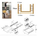 Glissières de Tiroir 35cm 2pcs – Image 4