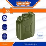 Jerrican essence en métal 10 litres WADFOW