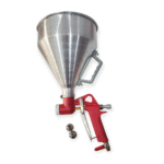 Pulvérisateurs de peinture, Pistolets à calfeutrer - Pistolet à crépir pneumatique, projeteuse à mortier pneumatique - Projeteuse pneumatique pour façade - Capacité : 4.5L - Pression : 4 bars