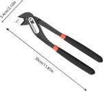 Pinces pour outils de plomberie, pinces de plomberie, clé, Verrous de canal à mâchoire lisse, Pinces pour pompe à eau, pinces à languette et rainure pour plomberie, électricien, mécanique, réparation – Image 3