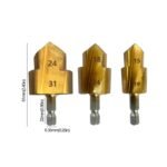 Jeu de forets étagés hexagonaux pour tuyaux PVC, foret universel de levage PPR