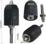 Mandrin Auto-serrant Rapide 13 mm en Plastique Adaptateur SDS perforateur perceuse foret – Image 2
