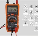 Multimètre Digital,Testeur  Numérique 6000 Comptes Mesure Automatique De La Température De Tension Ca/CC ,GSFIXTOP – Image 4