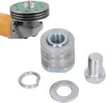 Kit d'adaptation pour meuleuse d'angle Tête de Conversion pour Machine à rainurer et à Fente Variable Accessoires pour Outils électriques (M14)