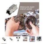 Clé à douille pour le démontage de l'écrou de blocage d'embrayage de moto – Image 4