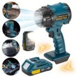 Souffleur turbo portable sans fil 18v à vitesse réglable