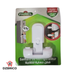 Verrou de porte de réfrigérateur et congélateur à l'épreuve des enfants, maintient la porte fermée, installation facile et sans outils (blanc) – Image 2