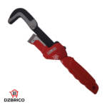 Clé de plomberie droite, clé à cliquet universelle, 30,5 cm, réglable et robuste, pour outils manuels de plombier, robinets, vannes, tuyaux et tuyauteries – Image 2