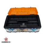 Boîte à outils en acier inoxydable trempé  taille moyenne - 410×200×180 mm – Image 2