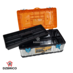 Boîte à outils en acier inoxydable trempé taille grande- 470×210×220 mm