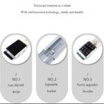 Base de machine à laver réglable avec capacité de charge de 300 kg et roues de verrouillage – Image 3