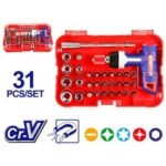 Jeu De 31 Tournevis Cliquet EMTOP