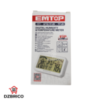 Thermomètre-hygromètre numérique EMTOP – Image 2