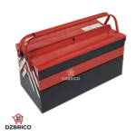 caisse à outils métallique de rangement à outils à 3 niveaux