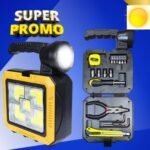 Lampe Solaire Multifonction avec Kit d’Outils