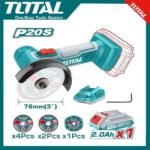 Mini-tronçonneuse sans fil a batterie 20v 2ah TOTAL