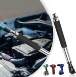 Rallonge à cliquet déportée  1/2" en acier CRV , poignée en silicone ,43cm de longueur DYNAMO – Image 2